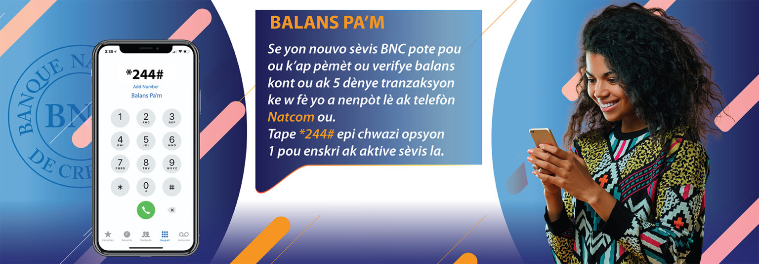 Balans Pam Banque Nationale de Crédit